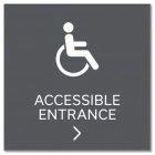 Accessible Direction Sign w/ ISA