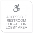 Accessible Restroom / Located in Lobby Area