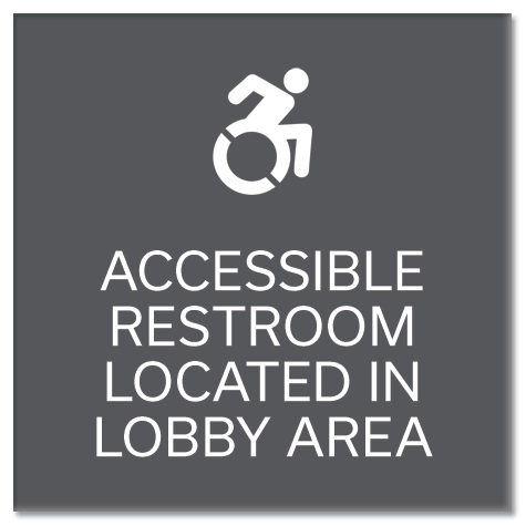 Accessible Restroom / Located in Lobby Area
