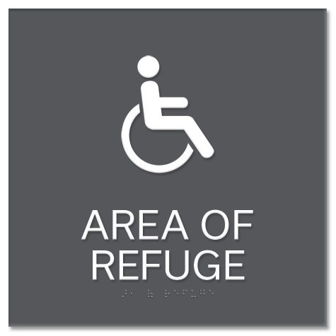Area of Refuge Sign