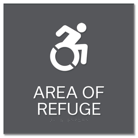 Area of Refuge Sign - Dynamic ISA