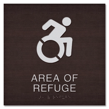 Area of Refuge Sign - Dynamic ISA Symbol