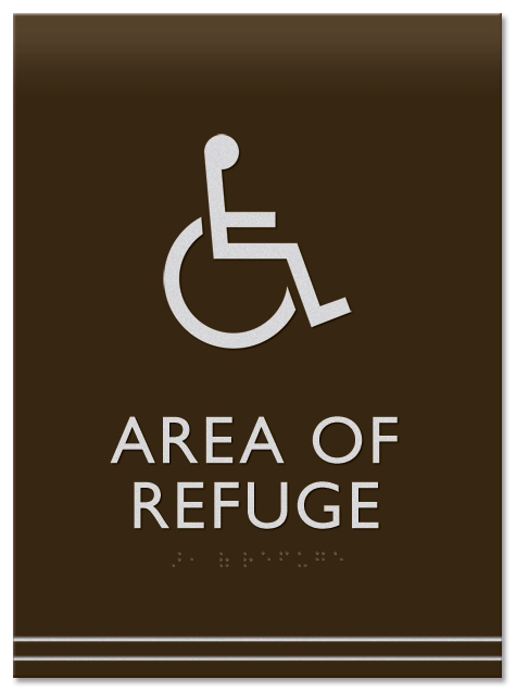 Area of Refuge Sign - ISA Symbol