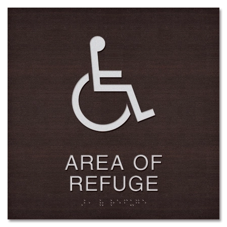 Area of Refuge Sign - ISA Symbol