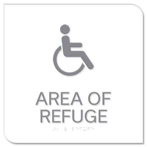 Area of Refuge Sign - ISA Symbol