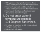Atlanta, Georgia Spa Rules Sign