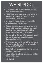 British Columbia Whirlpool Rules Sign