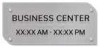Business Center Sign