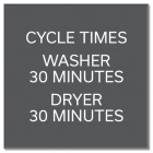 "Cycle Times" Sign