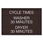 Cycle Times Sign