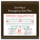 Evacuation Plan Holder w/Map
