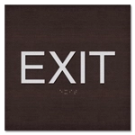 "Exit" Egress Sign - CA Compliant