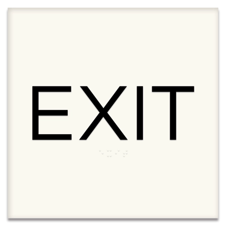 "Exit" Egress Sign - CA Compliant