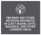 Firearms and Other Weapons Prohibited - FL Compliant - Celtec Version