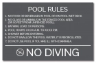 Florida Pool Rules Sign
