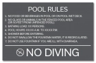 Florida Splash Pad Rules Signage
