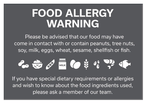 Food Allergy Warning Sign