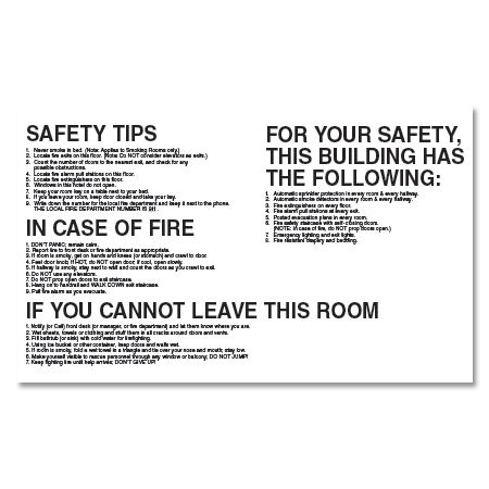 Georgia Required Safety Sign - Acrylic