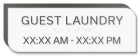 Guest Laundry Sign w/Hours