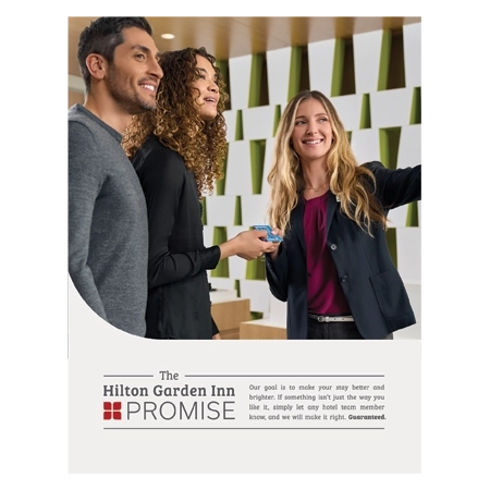 Hilton Garden Inn Promise Poster - 8.5" x 11"