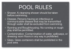 Idaho Pool Rules Sign