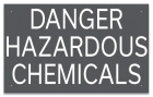 Indiana Hazardous Chemicals Sign