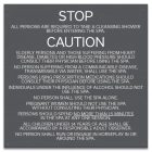 Jefferson County, Alabama Spa Rules Sign