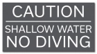 Maricopa County, Arizona No Diving Sign