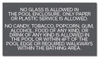 Maricopa County, Arizona Pool Policy Sign