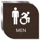 Men Sign w/Male & ISA Symbols - New York