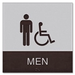Men Sign w/Male & ISA Symbols
