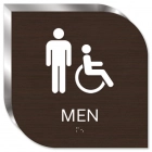 Men Sign w/Male & ISA Symbols