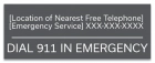 Minnesota Emergency 911 Pool Sign