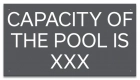 Montana Pool Capacity Sign