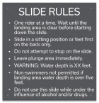 Montana Slide Rules Sign