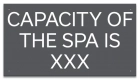 Montana Spa Capacity Sign