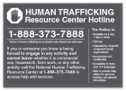 New York Human Trafficking Notice Sign