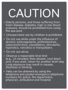 New York Spa Rules Sign