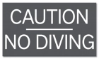 Ontario Canada No Diving Sign