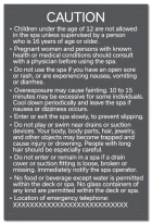 Ontario Canada Spa Rules Sign