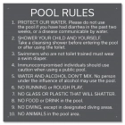 Oregon Pool Rules Sign
