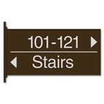 Perpendicular Overhead Sign