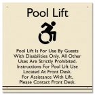 Pool Lift Rules w/Dynamic ISA Symbol - Large
