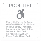 Pool Lift Rules w/Dynamic ISA Symbol - Large