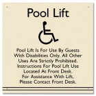 Pool Lift Rules w/ISA Symbol