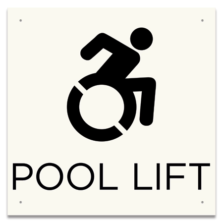 Pool Lift w/DYN ISA Symbol - Large