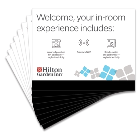 Premium Experience Welcome Sign w/Icons - 8 Pack