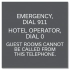 Recreation Area Telephone Sign