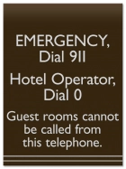 Recreation Area Telephone Sign