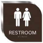 Restroom Sign w/Male & Female Symbols